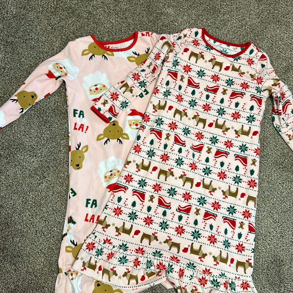 2 fleece nightgowns